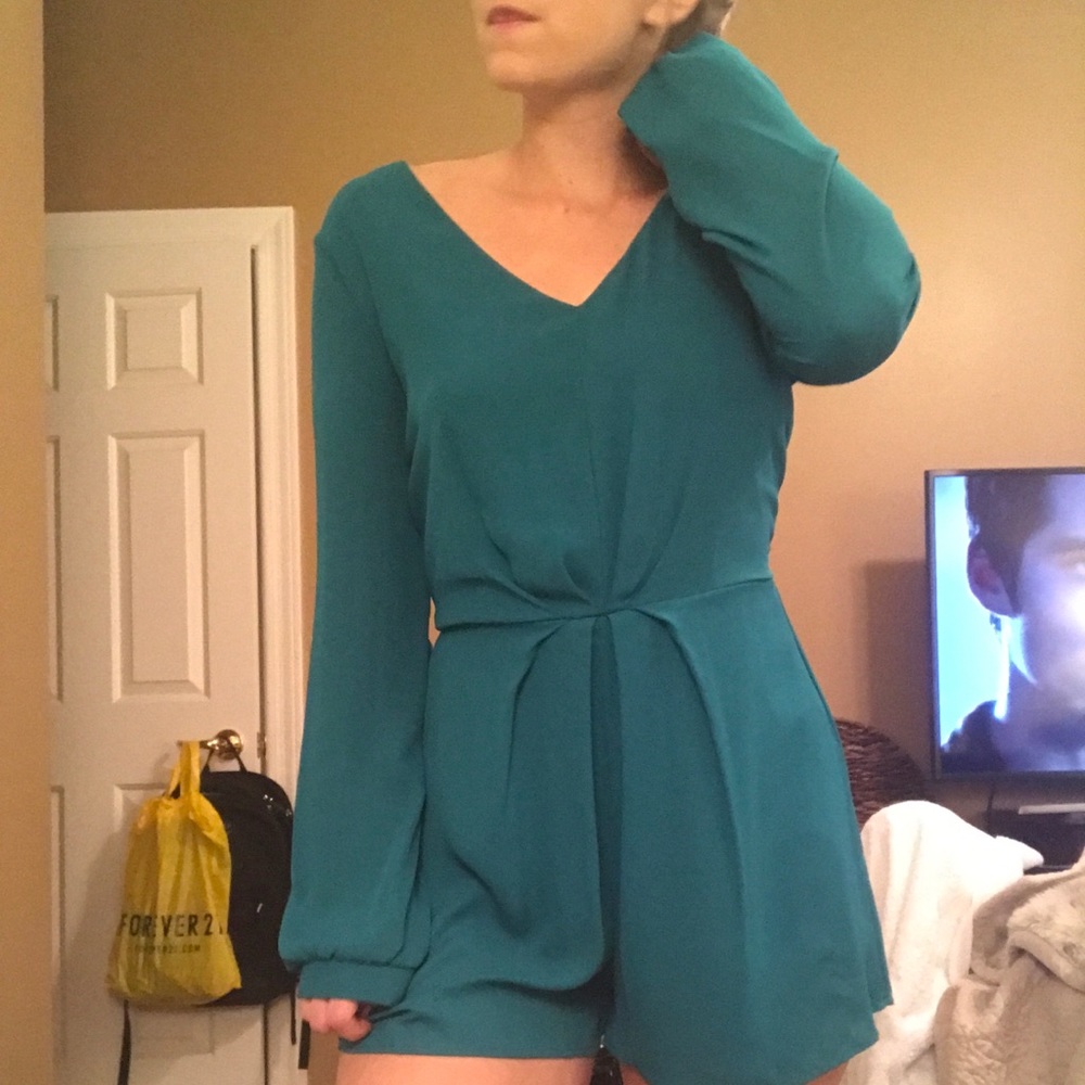 Nordstrom Emerald Green Romper